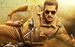 Salman Khan in the new poster of Bollywood action film `Dabangg 3`